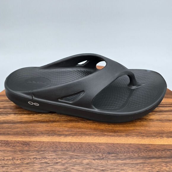 Oofos Ooriginal Sandals Men\'s 9 Black Slip On Comfort Sport Recovery Thong Shoes main image 8